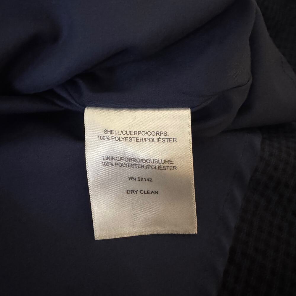Gal Meets Glam Maisie Navy Blue Seersucker Ruffle Tiered Dress Sz 4 Cottagecore - Picture 5 of 16